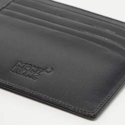 Montblanc Black Leather Sartorial Pocket 4cc with ID Card Holder