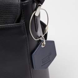 Montblanc Black Leather Sartorial Messenger Bag