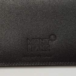 Montblanc Black Leather Meisterstuck Bifold Wallet