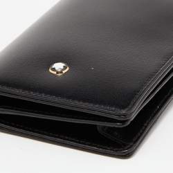 Montblanc Black Leather Meisterstück Business Card Holder 