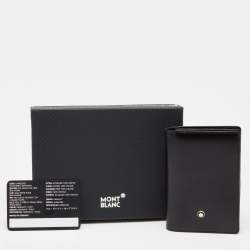 Montblanc Black Leather Meisterstück Business Card Holder 