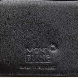 Pre Owned Montblanc Black Leather Meisterstuck Passport Holder