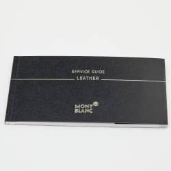 Pre Owned Montblanc Black Leather Meisterstück Business Card Holder