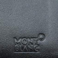Pre Owned Montblanc Black Leather Meisterstück Business Card Holder