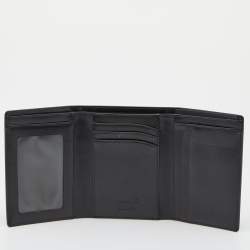 Pre Owned Montblanc Black Leather Meisterstück Business Card Holder