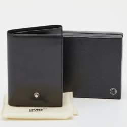 Pre Owned Montblanc Black Leather Meisterstück Business Card Holder