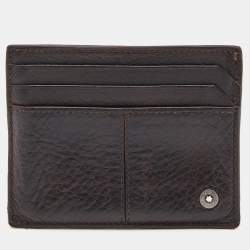 Montblanc Brown Leather Card Holder