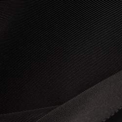 Pre Owned Montblanc Black Nylon and Leather Nightflight Briefcase