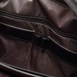 Pre Owned Montblanc Black Nylon and Leather Nightflight Briefcase