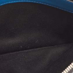 Montblanc Blue Leather Meisterstuck Wristlet Clutch