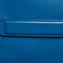 Montblanc Blue Leather Meisterstuck Wristlet Clutch