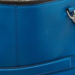 Montblanc Blue Leather Meisterstuck Wristlet Clutch