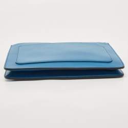 Montblanc Blue Leather Meisterstuck Wristlet Clutch