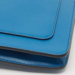 Montblanc Blue Leather Meisterstuck Wristlet Clutch