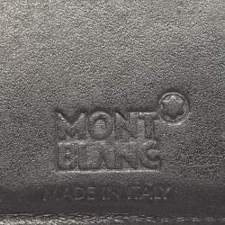 Pre Owned Montblanc Black Leather Meisterstuck Card Holder 6CC