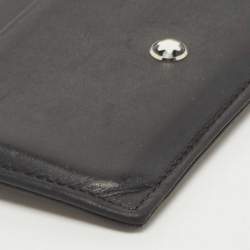Pre Owned Montblanc Black Leather Meisterstuck Card Holder 6CC