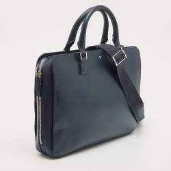 Montblanc Blue Leather Meisterstuck Sartorial Slim Document Case