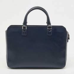 Montblanc Blue Leather Meisterstuck Sartorial Slim Document Case