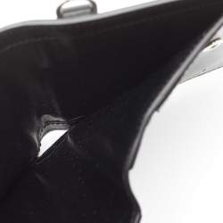 Pre Owned Montblanc Black Leather Meisterstuck Business Card Case