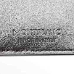 Pre Owned Montblanc Black Leather Meisterstuck Business Card Case
