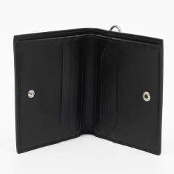 Pre Owned Montblanc Black Leather Meisterstuck Business Card Case