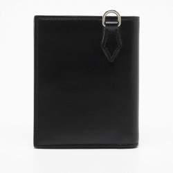 Pre Owned Montblanc Black Leather Meisterstuck Business Card Case