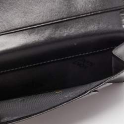 Pre Owned Montblanc Black Leather Meisterstück Business Card Holder