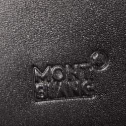 Pre Owned Montblanc Black Leather Meisterstück Business Card Holder