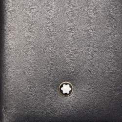 Pre Owned Montblanc Black Leather Meisterstück Business Card Holder