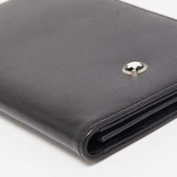 Pre Owned Montblanc Black Leather Meisterstück Business Card Holder