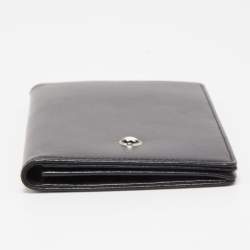 Pre Owned Montblanc Black Leather Meisterstück Business Card Holder