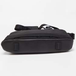 Montblanc Black Nylon and Leather My Nightflight Briefcase Bag