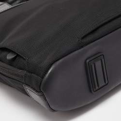 Montblanc Black Nylon and Leather My Nightflight Briefcase Bag