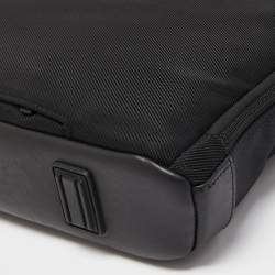 Montblanc Black Nylon and Leather My Nightflight Briefcase Bag