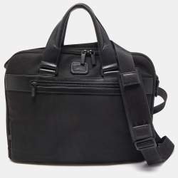TABAC Leather Briefcase Black (black) - 22519 Luxury Leather Briefcase