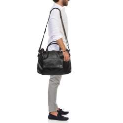 Montblanc Dark Brown Soft Grained Leather Meisterstuck Pocket Tote