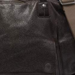 Montblanc Dark Brown Soft Grained Leather Meisterstuck Pocket Tote