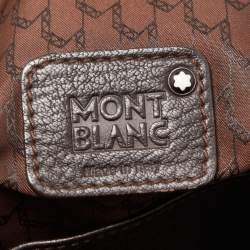 Montblanc Dark Brown Soft Grained Leather Meisterstuck Pocket Tote