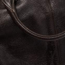Montblanc Dark Brown Soft Grained Leather Meisterstuck Pocket Tote