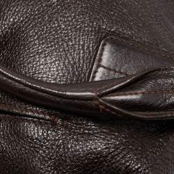 Montblanc Dark Brown Soft Grained Leather Meisterstuck Pocket Tote