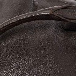 Montblanc Dark Brown Soft Grained Leather Meisterstuck Pocket Tote
