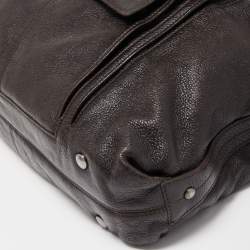 Montblanc Dark Brown Soft Grained Leather Meisterstuck Pocket Tote