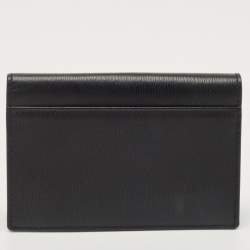 Pre Owned Montblanc Black Leather Westside Business Card Holder