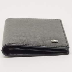 Pre Owned Montblanc Black Leather Westside Business Card Holder
