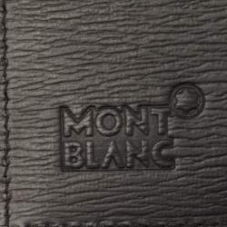 Pre Owned Montblanc Black Leather Westside Business Card Holder