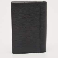 Pre Owned Montblanc Black Leather Westside Business Card Holder