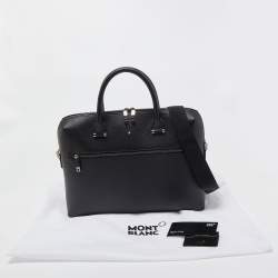 Pre Owned Montblanc Black Leather 4810 Westside Slim Document Case