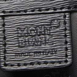 Pre Owned Montblanc Black Leather 4810 Westside Slim Document Case