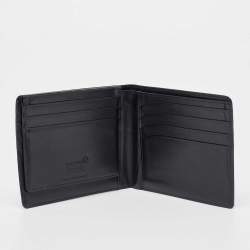 Pre Owned Montblanc Black Leather Meisterstuck Bifold Wallet
