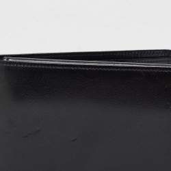 Pre Owned Montblanc Black Leather Meisterstuck Bifold Wallet